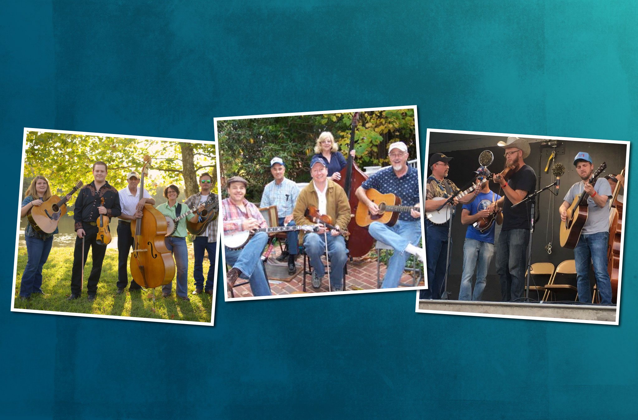 Pics of the three bands performing at Breaking Up Christmas