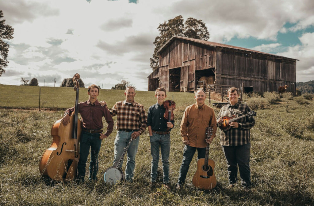 Carson Peters & Iron Mountain in concert at the Birthplace of Country Music Museum.