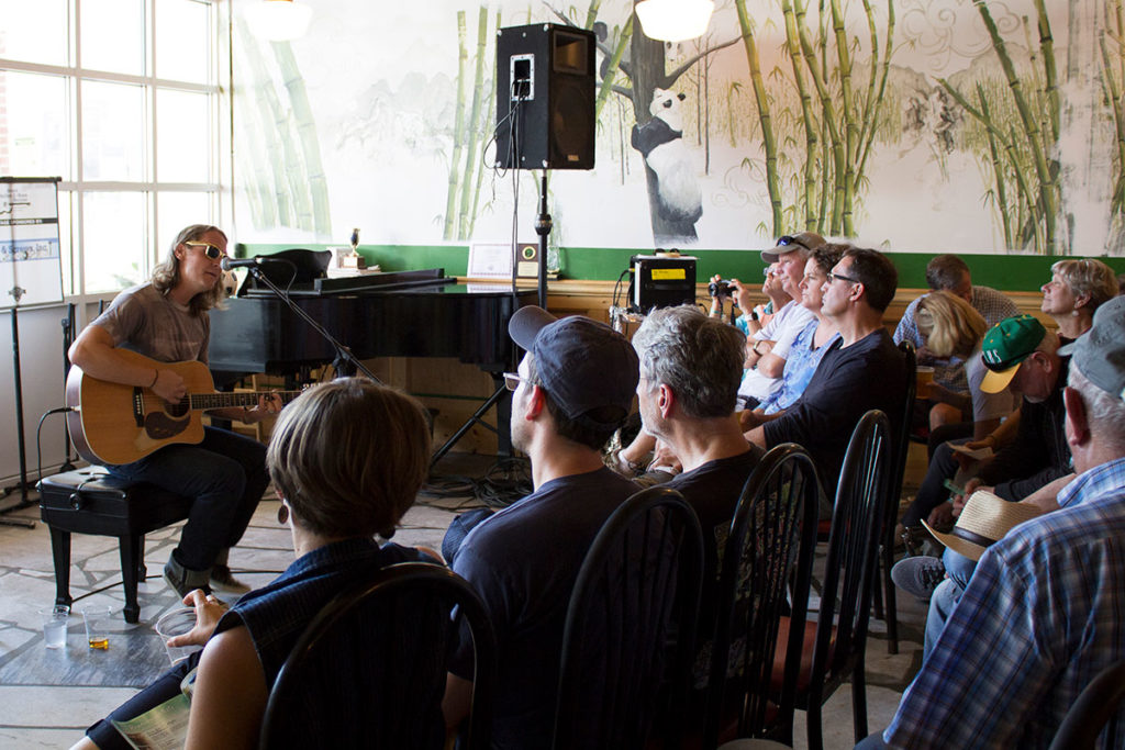 Chris Jamison performs at Shanghai Stage.