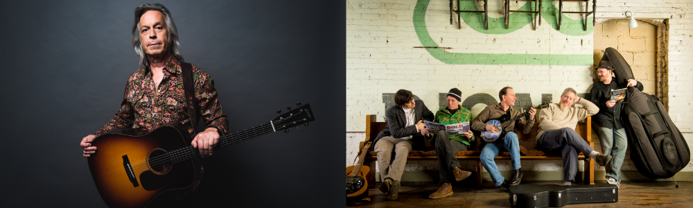 Photo collage of Jim Lauderdale and Acoustic Syndicate