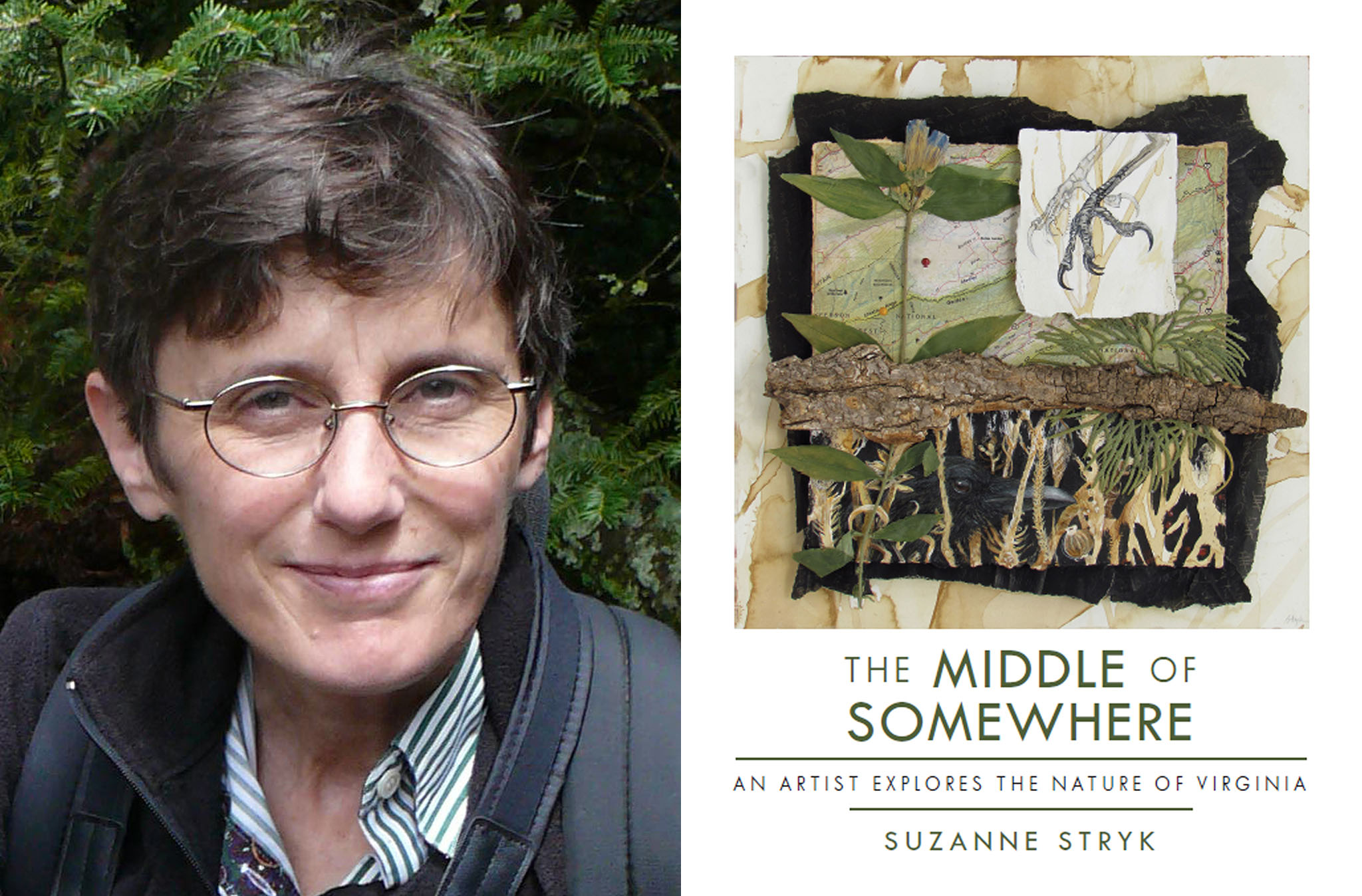 Photo of Stryk and book cover.