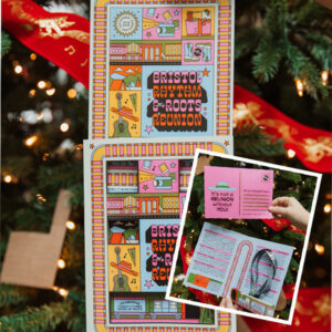 2024 Weekend Pass packaging with Christmas background.