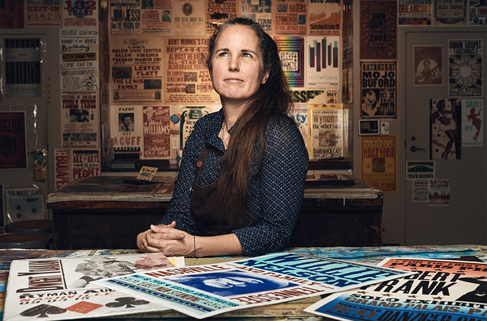 Celene Aubrey of Hatch Show Print in Nashville, TN