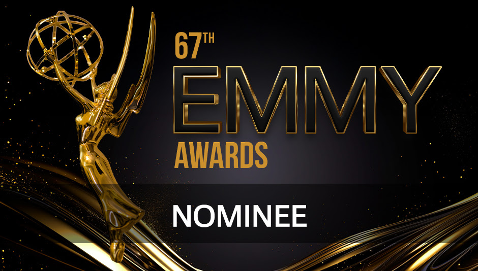 67th Emmy Awards nominee graphic.