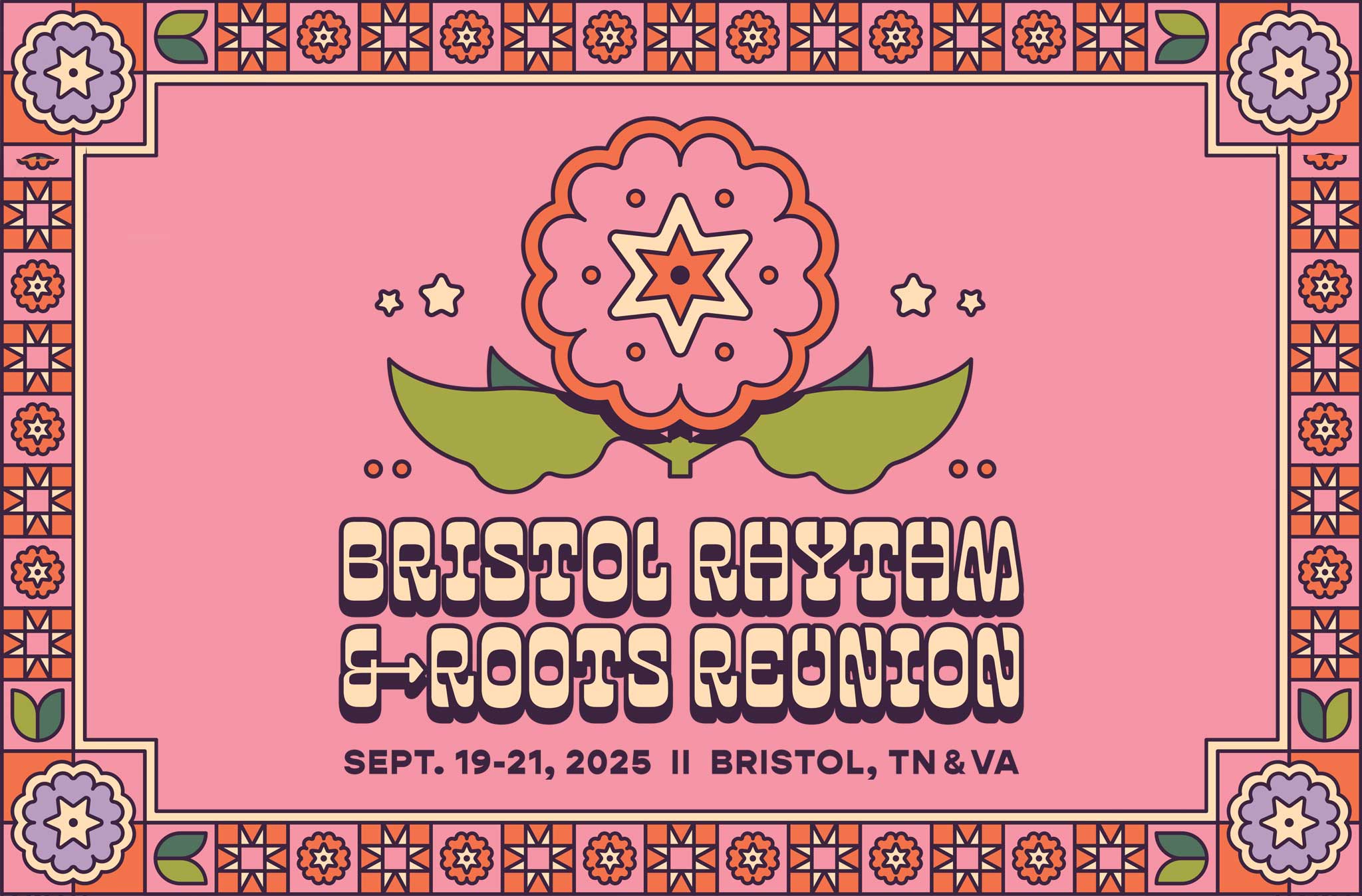 Bristol Rhythm & Roots Reunion web graphic, Sept. 19-21, 2025.