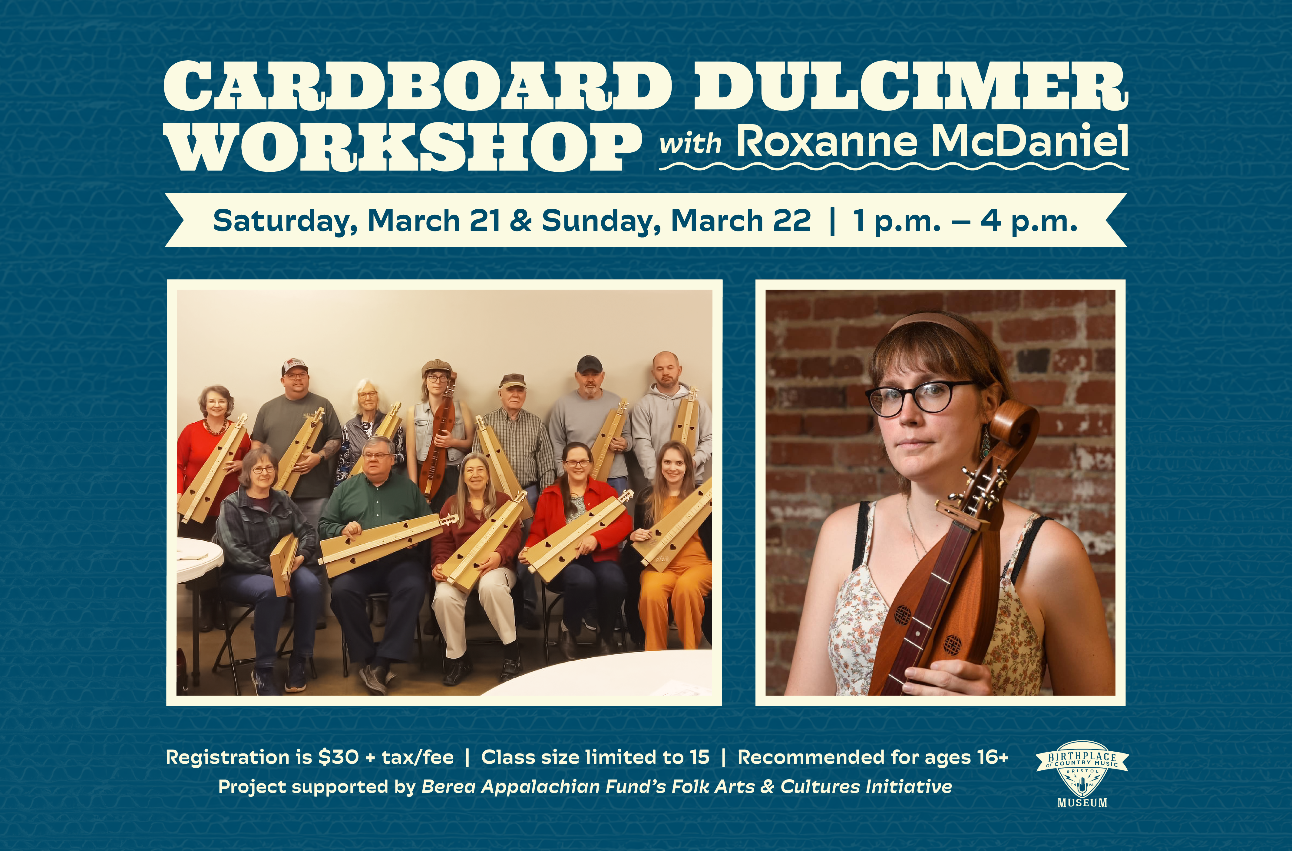 Cardboard Dulcimer Workshop with Roxanne McDaniel