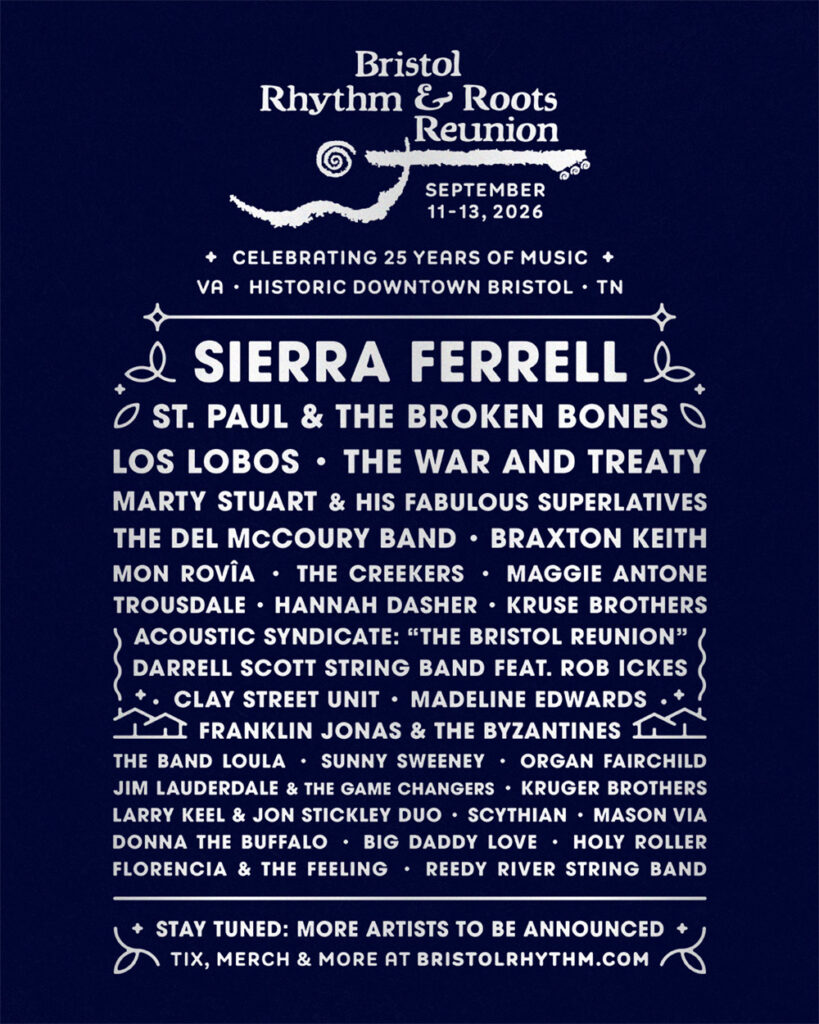 Bristol Rhythm & Roots Reunion Lineup